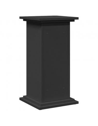 Supporto Espositivo Portaoggetti Nero 31x30x60 cm Truciolato