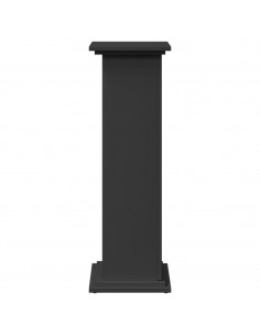 Supporto Espositivo Portaoggetti Nero 31x30x90 cm Truciolato 2