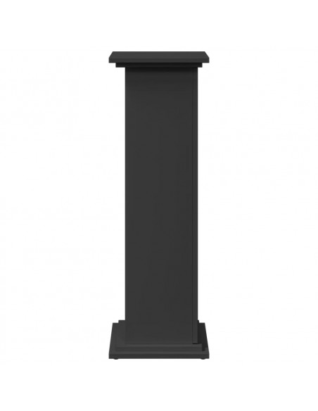Supporto Espositivo Portaoggetti Nero 31x30x90 cm Truciolato