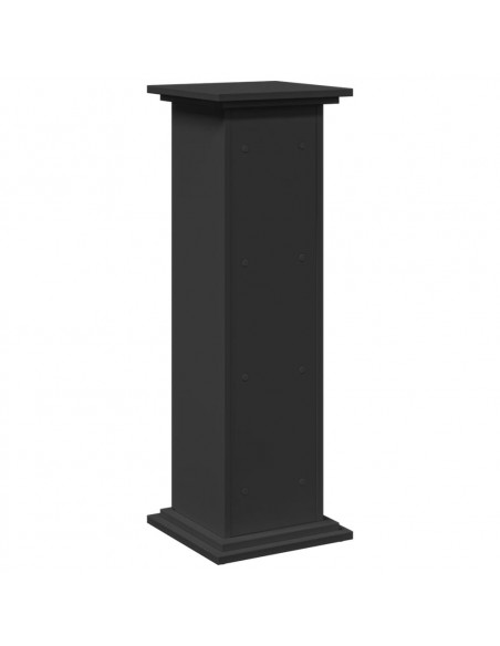 Supporto Espositivo Portaoggetti Nero 31x30x90 cm Truciolato