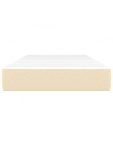 Materasso a Molle Insacchettate Crema 100x200x20 cm
