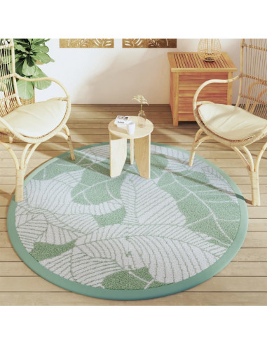Tappeto da Esterno Verde Ø160 cm in PP