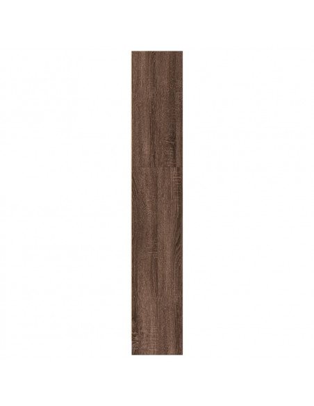 Libreria Rovere Marrone 80x24x143 cm in Legno Multistrato