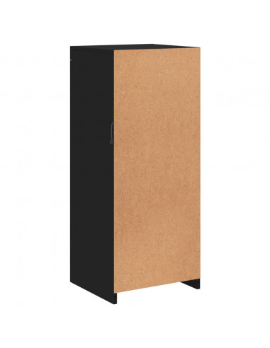 Credenza con Luci LED Nera 41x37x100 cm