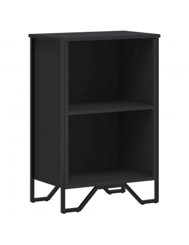Libreria Nera 50x31x74,5 cm in Legno Multistrato