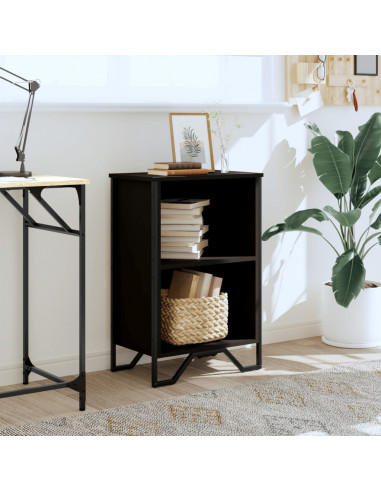Libreria Nera 50x31x74,5 cm in Legno Multistrato