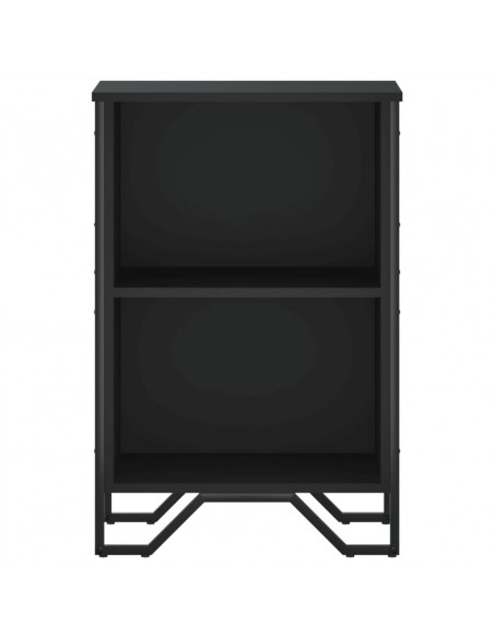 Libreria Nera 50x31x74,5 cm in Legno Multistrato