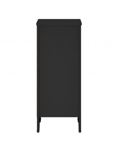 Libreria Nera 50x31x74,5 cm in Legno Multistrato