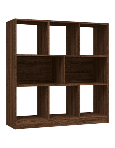 Libreria Rovere Marrone 97,5x29,5x100 cm in Legno Multistrato