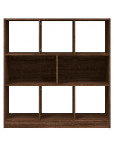 Libreria Rovere Marrone 97,5x29,5x100 cm in Legno Multistrato
