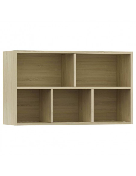 Libreria/Credenza Rovere Sonoma 50x25x80 cm Legno Multistrato