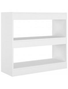 Libreria/Divisorio Bianco 80x30x72 cm 2