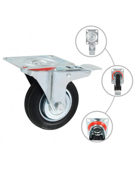 Ruote Girevoli 24 pz 100 mm