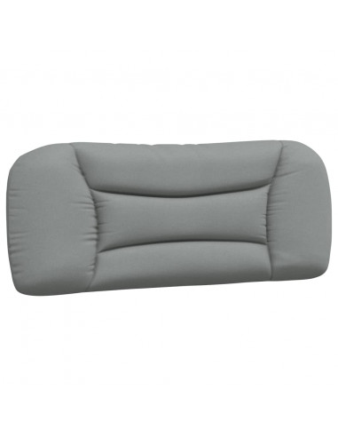 Giroletto con Luci LED Grigio Chiaro 100x200 cm in Tessuto