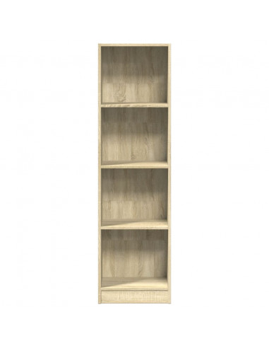 Libreria Rovere Sonoma 40x24x143 cm in Legno Multistrato