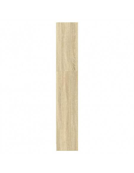 Libreria Rovere Sonoma 40x24x143 cm in Legno Multistrato