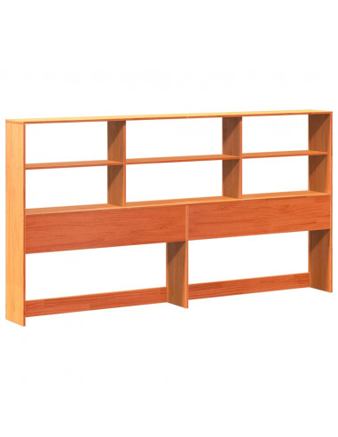 Giroletto senza Materasso Marrone Cera 180x200 cm Legno di Pino