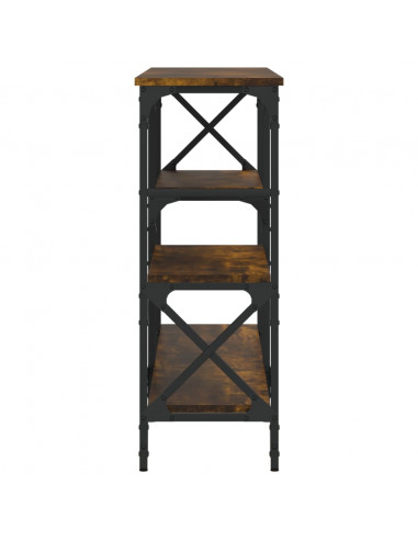 Tavolo Consolle Rovere Fumo 150x29x76,5 cm in Legno Multistrato