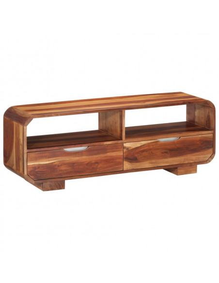 Mobile Porta TV 110x30x40 cm in Legno Massello di Acacia