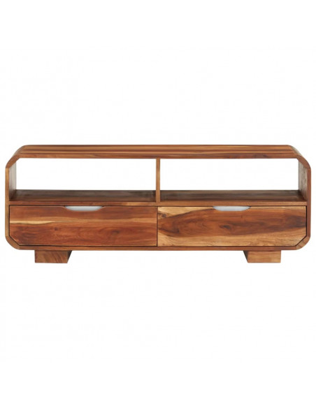 Mobile Porta TV 110x30x40 cm in Legno Massello di Acacia