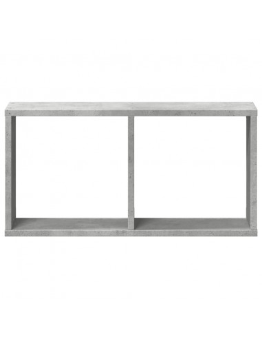 Mobile a Parete 60x16x30 cm Grigio Cemento in Legno Multistrato