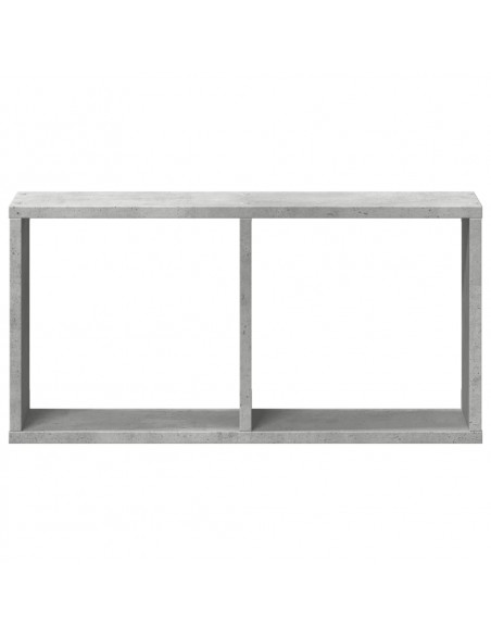 Mobile a Parete 60x16x30 cm Grigio Cemento in Legno Multistrato