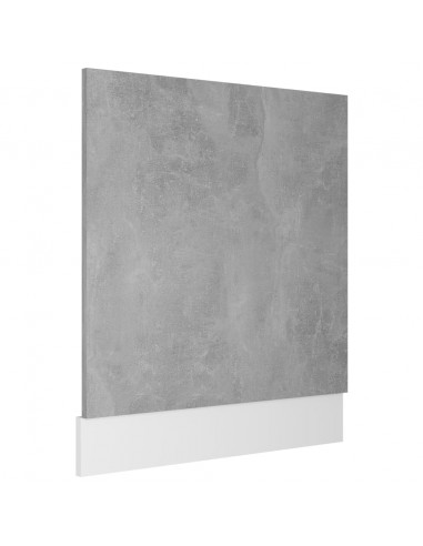 Pannello Lavastoviglie Grigio Cemento 59,5x3x67 cm Multistrato