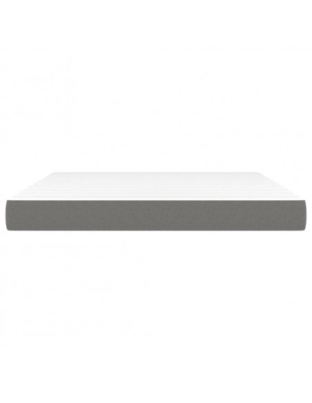 Materasso a Molle Insacchettate Grigio Scuro 180x200x20 cm