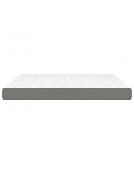 Materasso a Molle Insacchettate Grigio Scuro 180x200x20 cm