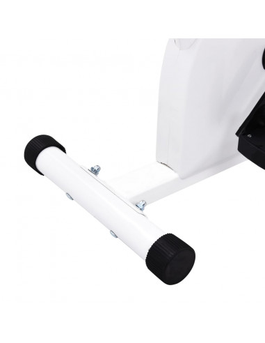 Cyclette Ellittica con Cinghia di Resistenza Bianca