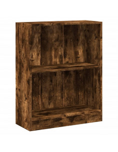 Libreria Rovere Fumo 60x24x76 cm in Legno Multistrato 2