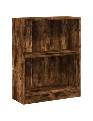 Libreria Rovere Fumo 60x24x76 cm in Legno Multistrato