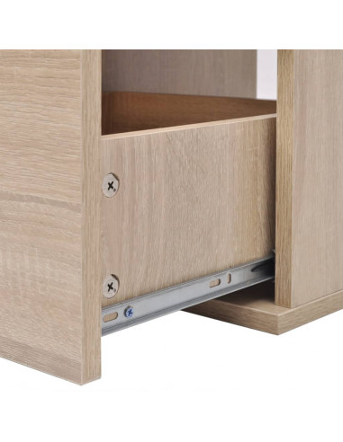 Set Mobili da Bagno con Lavabo 7 pz Beige