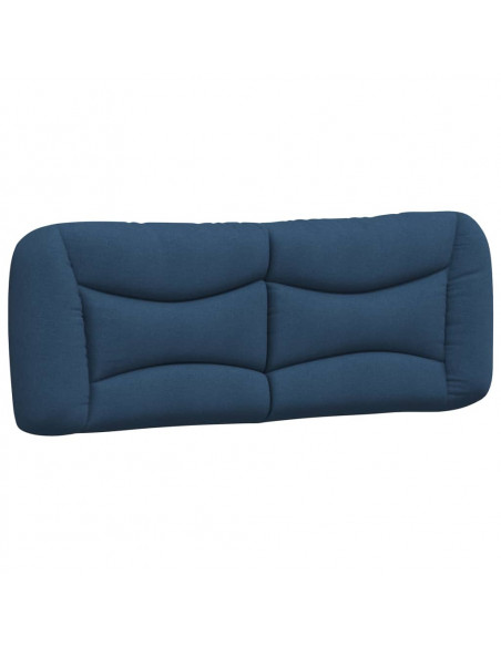 Letto con Materasso Hvar Blu 120x200 cm in Tessuto