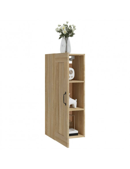 Armadietto a Muro Rovere Sonoma 35x34x90cm in Legno Multistrato