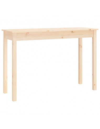 Tavolo Consolle 110x40x75 cm in Legno Massello di Pino