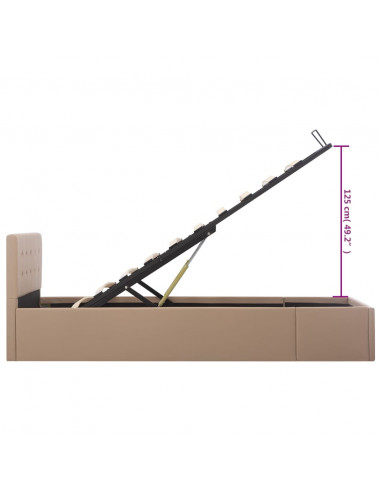 Giroletto Idraulico Cappuccino in Similpelle 100x200cm