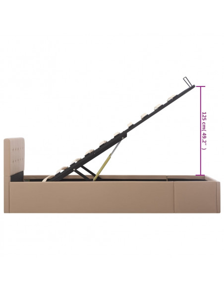 Giroletto Idraulico Cappuccino in Similpelle 100x200cm