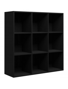 Libreria Nera 98x29x97,5 cm in Legno Multistrato 2