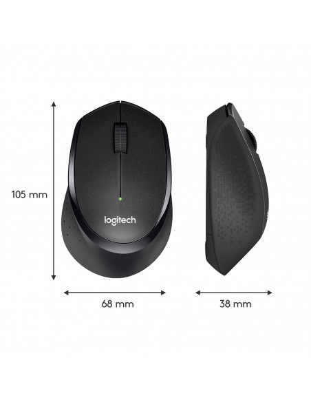 Logitech M330 Silent Plus mouse Ufficio Mano destra RF Wireless Meccanico 1000 DPI