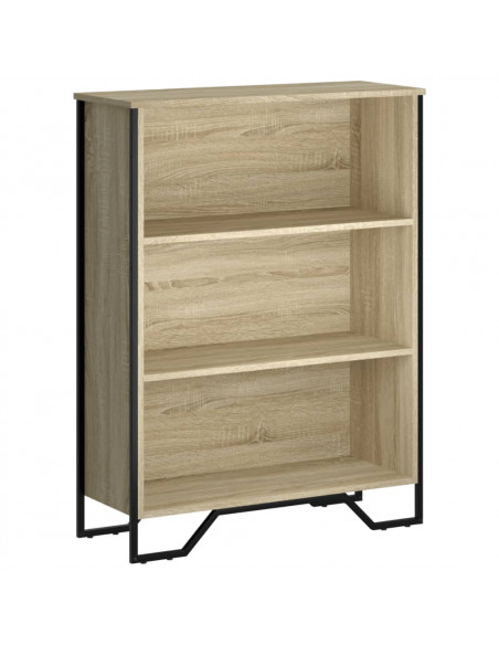 Libreria Rovere Sonoma 80x31x106 cm in Legno Multistrato