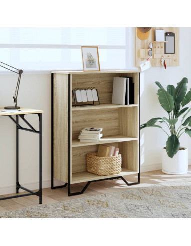 Libreria Rovere Sonoma 80x31x106 cm in Legno Multistrato