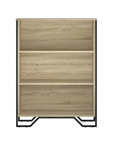 Libreria Rovere Sonoma 80x31x106 cm in Legno Multistrato