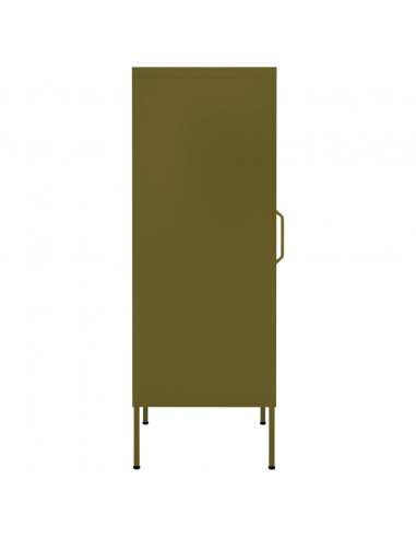 Armadietto Verde Oliva 42,5x35x101,5 cm in Acciaio