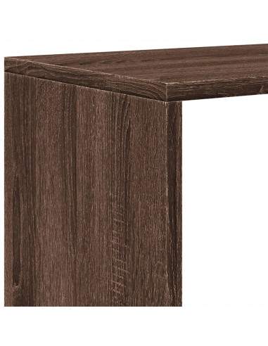 Libreria Divisorio 3Ripiani Rovere Marrone 99x29x99 Truciolato