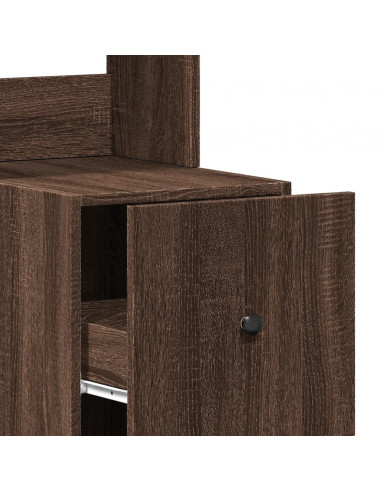 Mobile da Cucina Rovere Marrone 35x50x180 cm Legno Multistrato