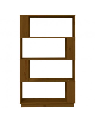 Libreria/Divisorio Miele 80x25x132 cm Legno Massello