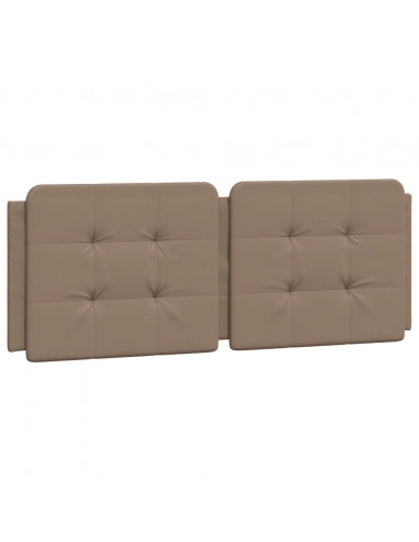 Letto con Materasso Cappuccino 140x190cm Similpelle
