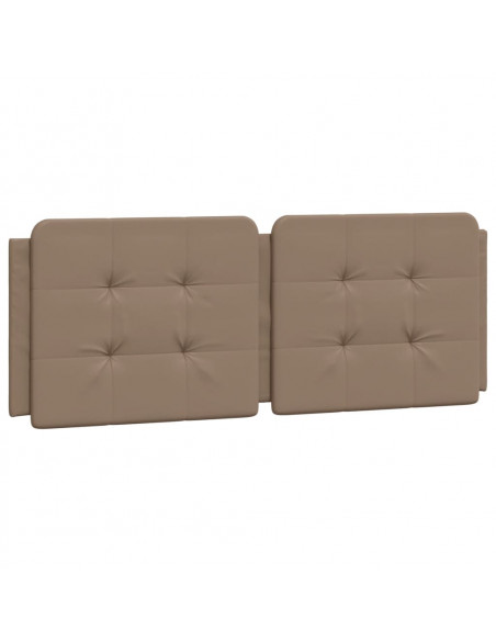 Letto con Materasso Cappuccino 140x190cm Similpelle