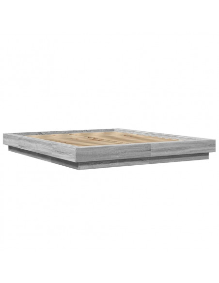 Giroletto Grigio Sonoma 160x200 cm in Legno Multistrato